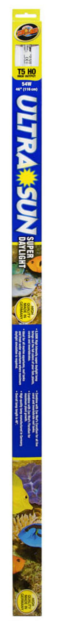 Zoo Med Ultra Sun Super Daylight T5 HO Lamp White, 1ea/46 in