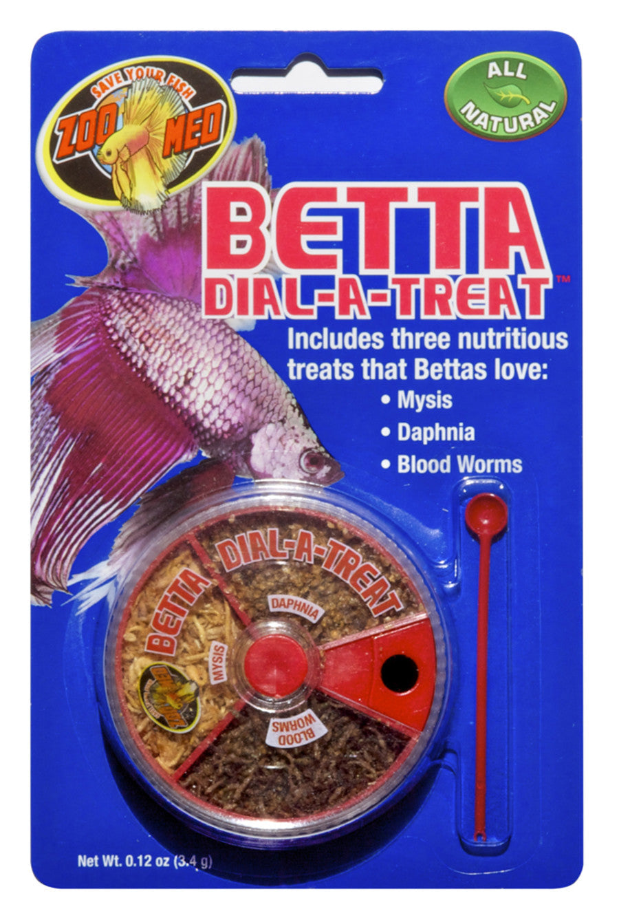 Zoo Med Betta Dial-A-Treat Freeze Dried Fish Food 1ea/0.12 oz
