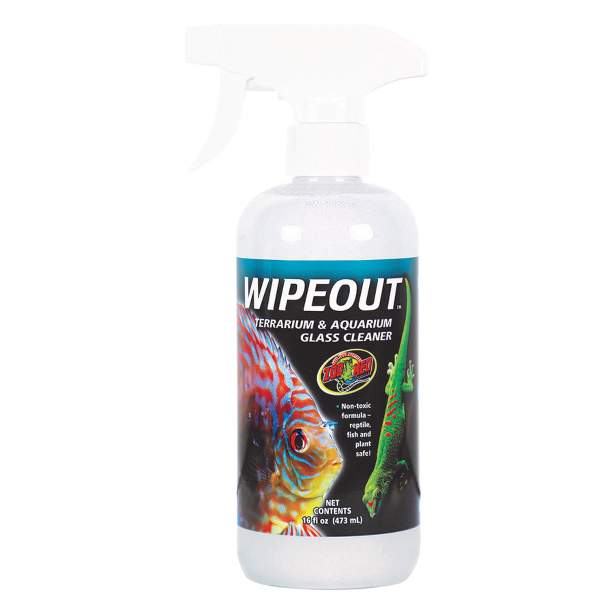 Zoo Med WipeOut Terrarium  Aquarium Glass Cleaner 1ea/16 oz