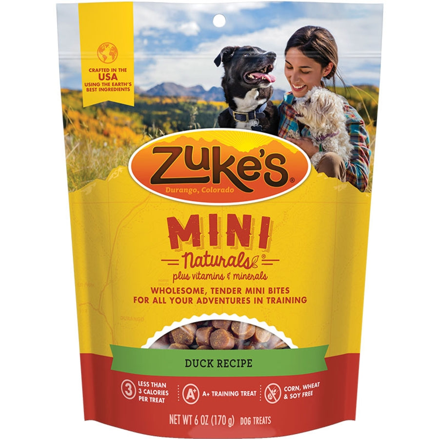 Zuke's Dog Mini Naturals Delicious Duck 6oz.