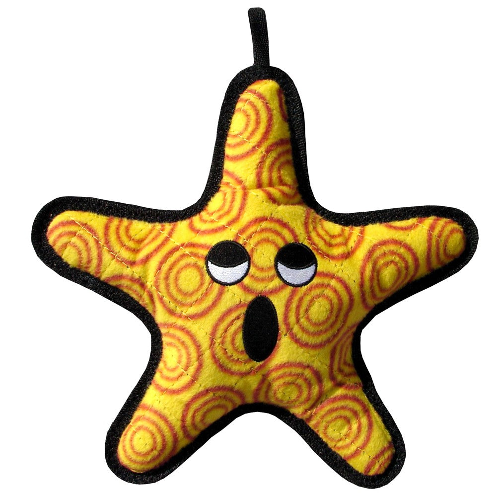 Tuffy Ocean Creature Starfish Durable Dog Toy Orange, 1ea/10 in