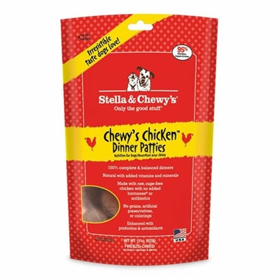 Stella & Chewy's Freeze-Dried Chicken Dinner Patties Dog Food, 14 oz