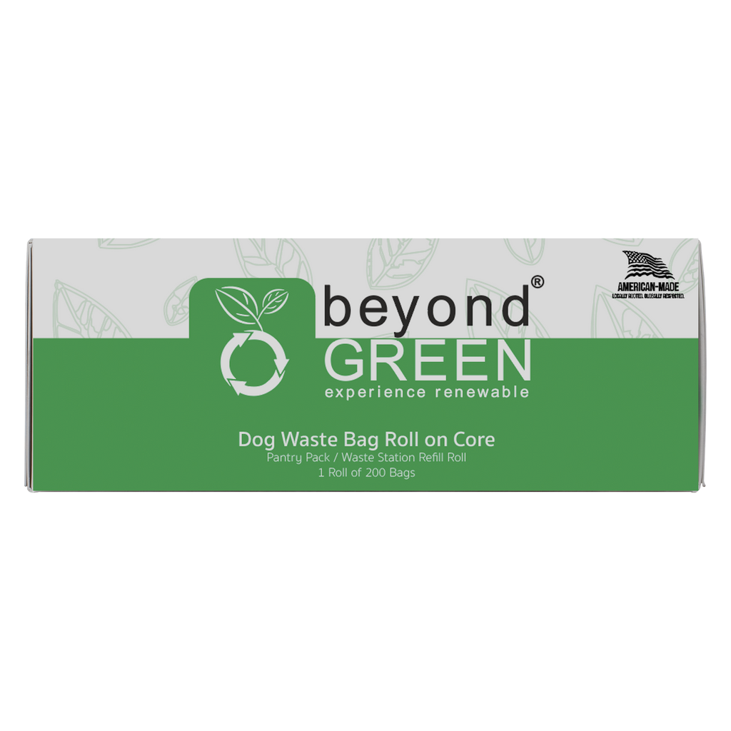 Dog Waste Bags Refill Roll for Park Dispenser - 200 Bags on Roll