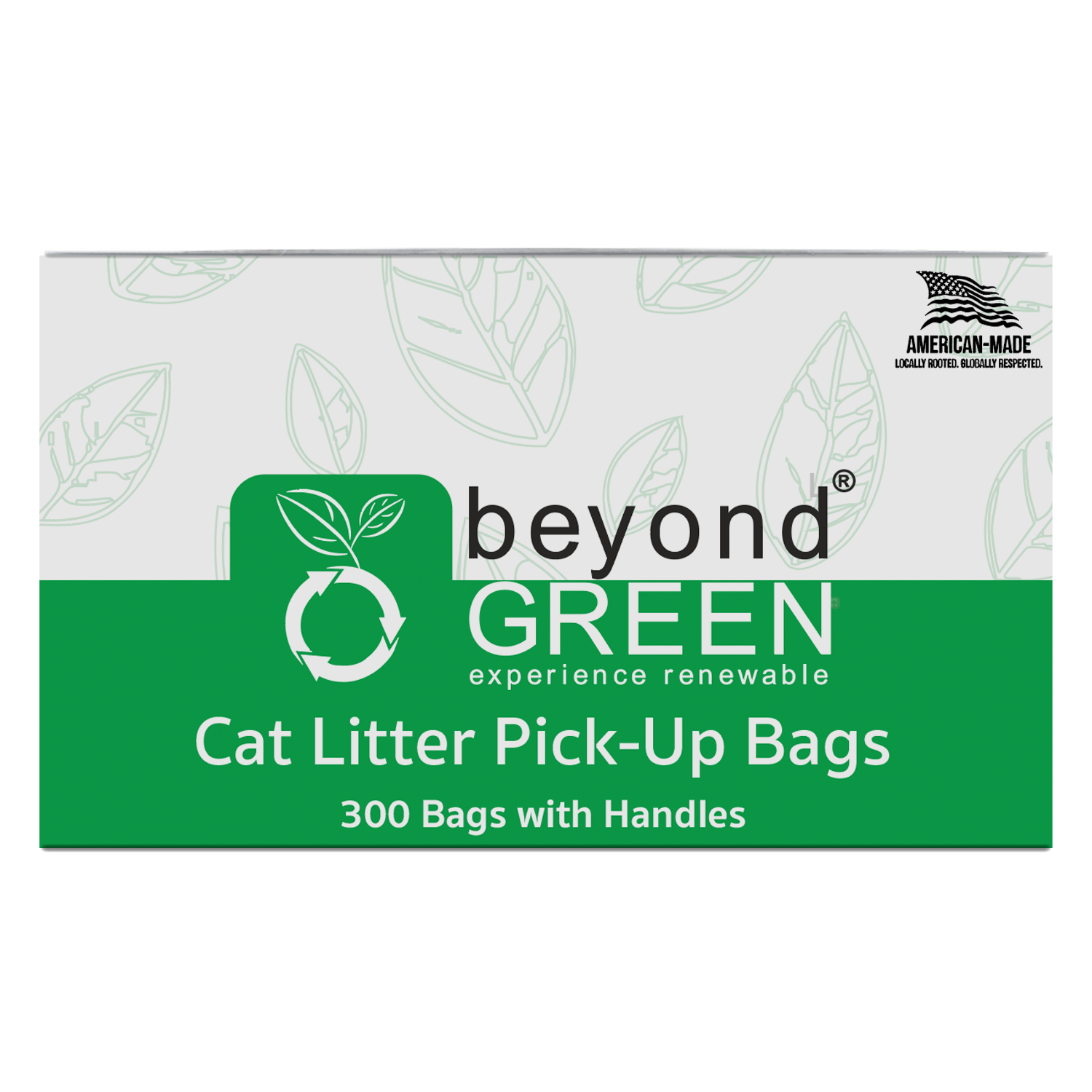 Cat Litter Pick-Up Bags with Handles - 50 Bags