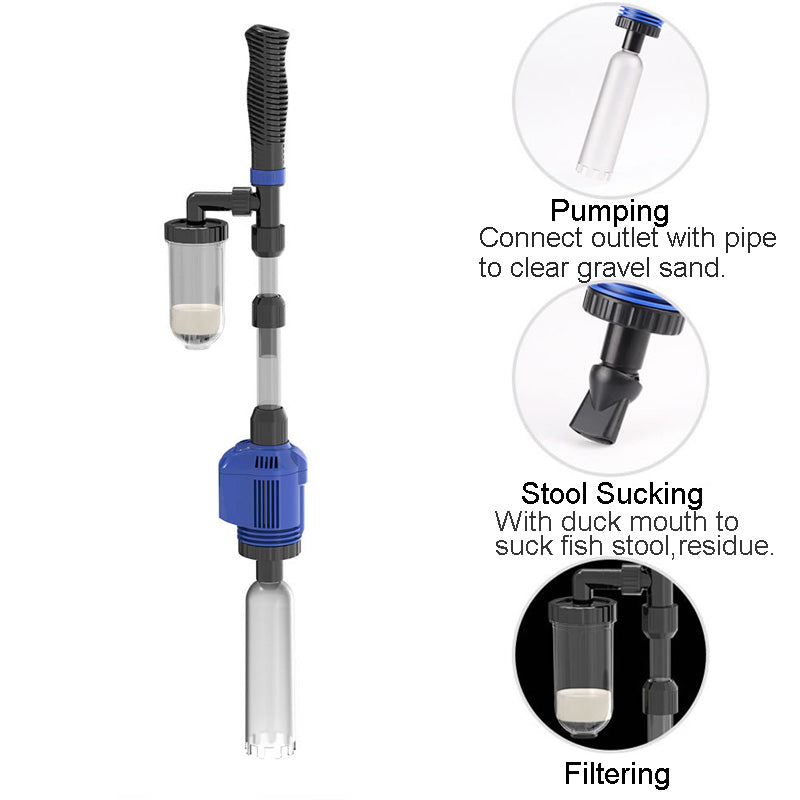 Electric Aquarium Gravel Cleaner & Water Changer