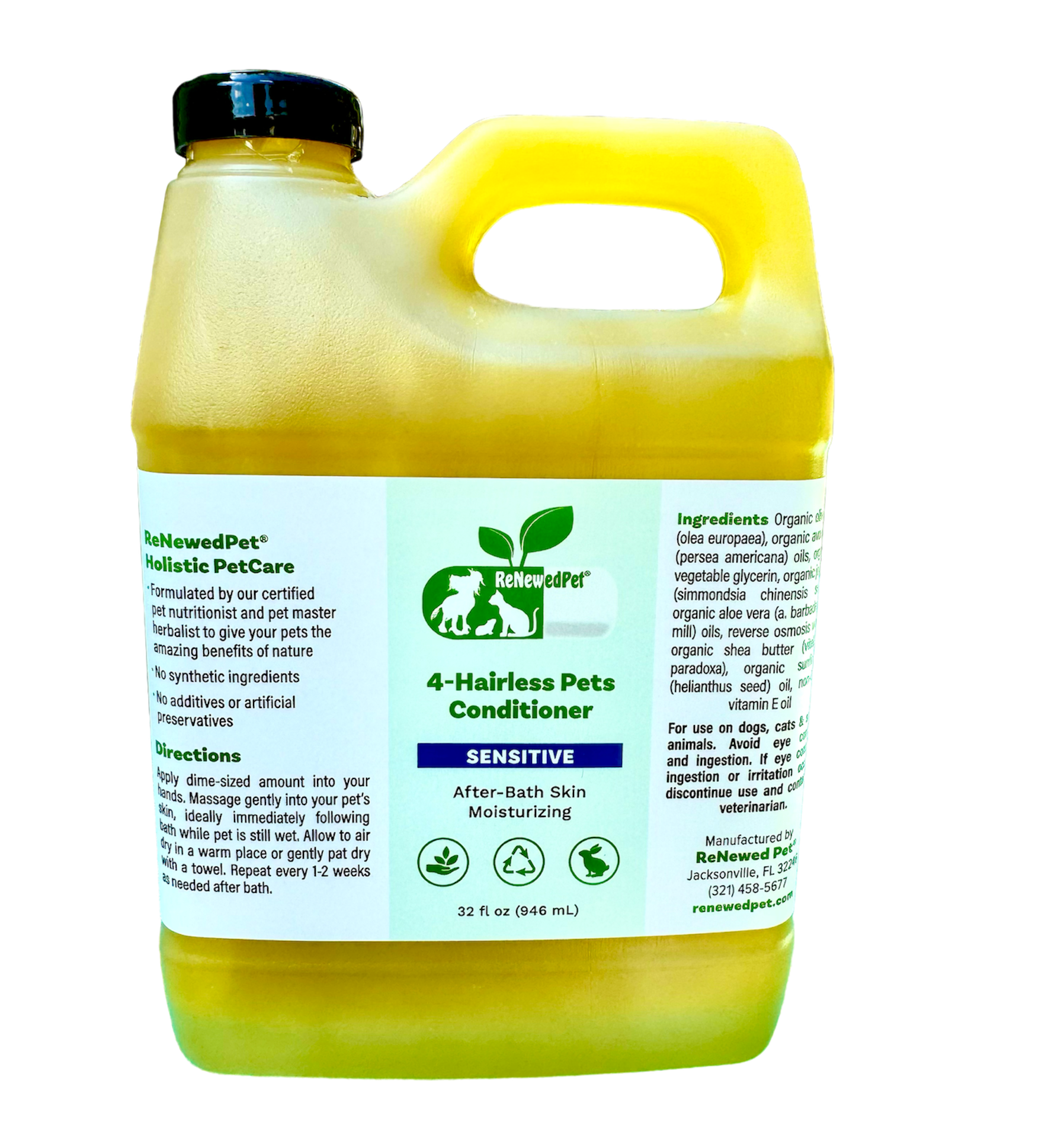 4-HAIRLESS PETS SENSITIVE CONDITIONER