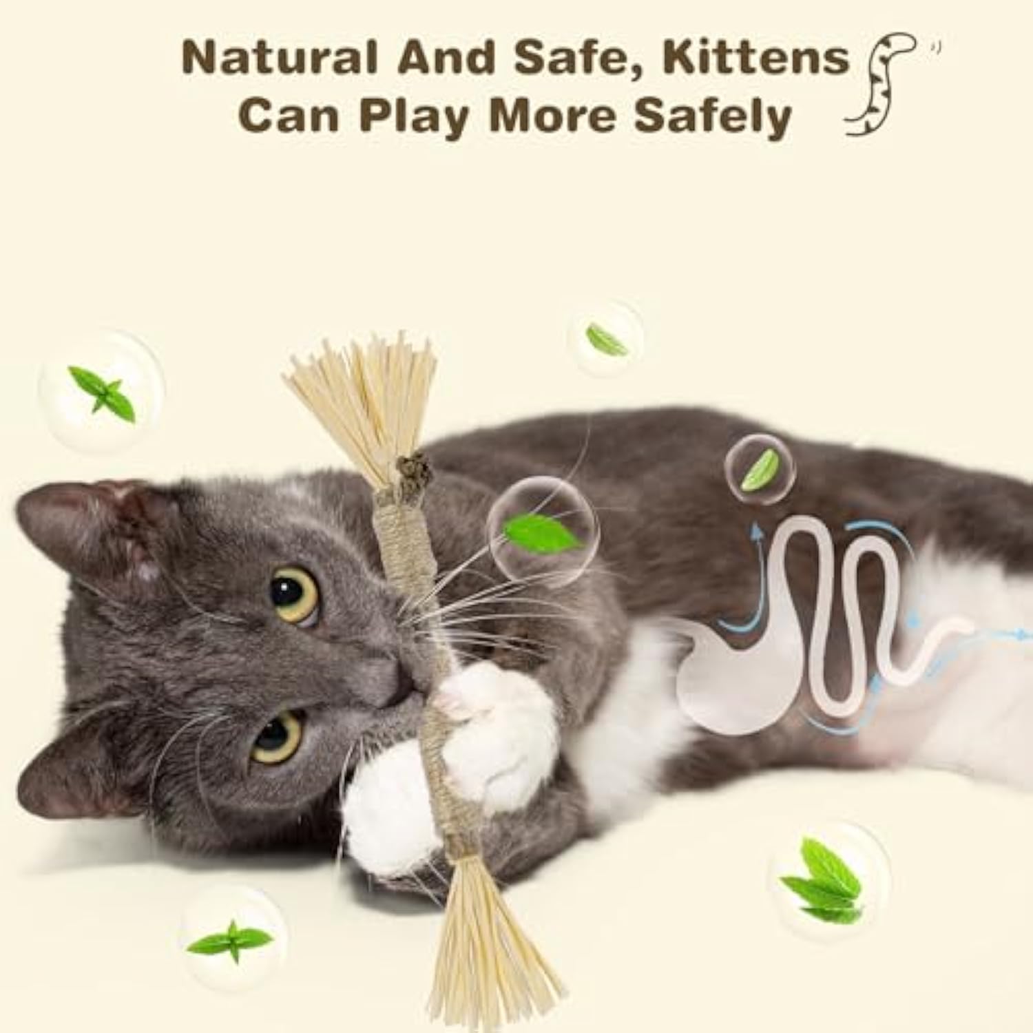 Silvervine Chew Sticks for Cats (3-Pack, Thick)