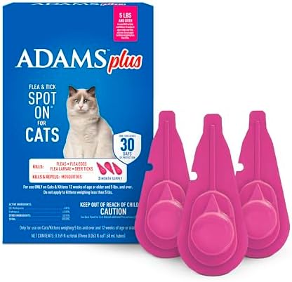 Adams Plus Flea & Tick Spot On for Cats