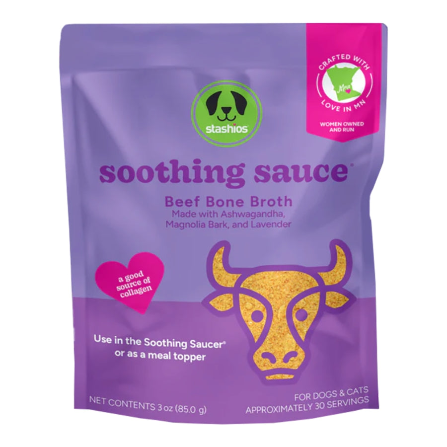 Stashios Soothing Sauce Bulk Calming Beef 3oz.