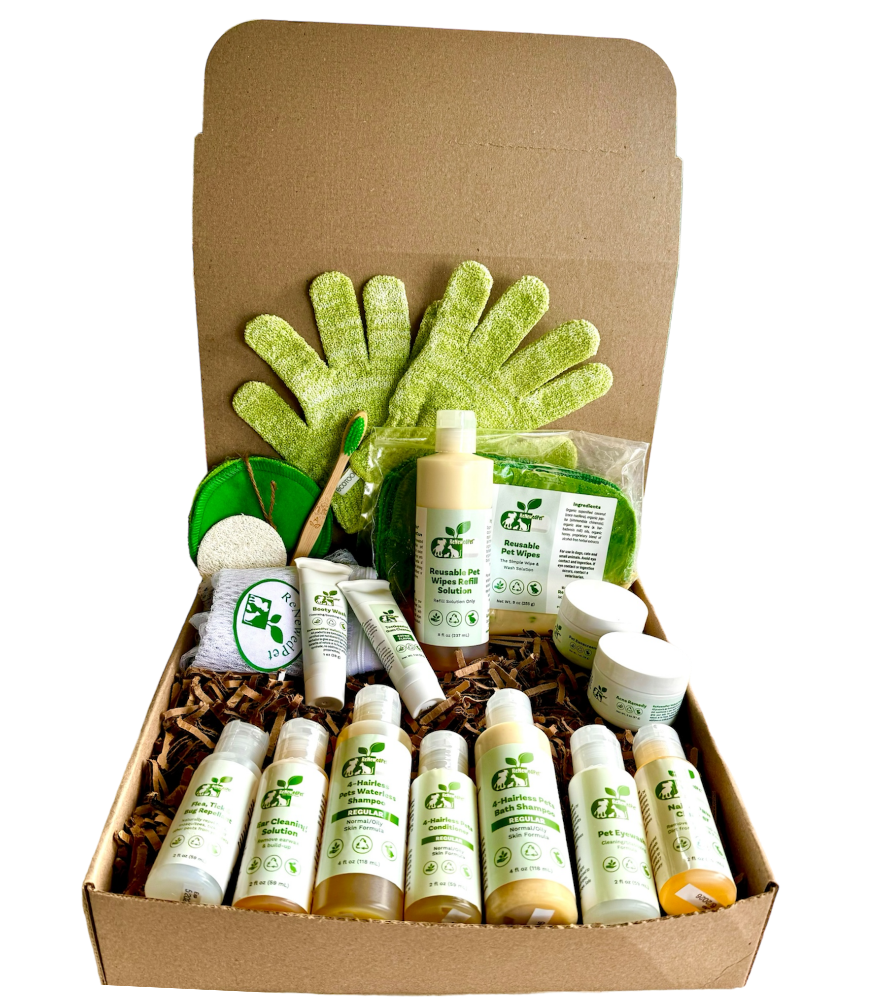 4-HAIRLESS PETS ULTIMATE GROOMING KIT