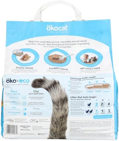 okocat Original Clumping Wood Cat Litter