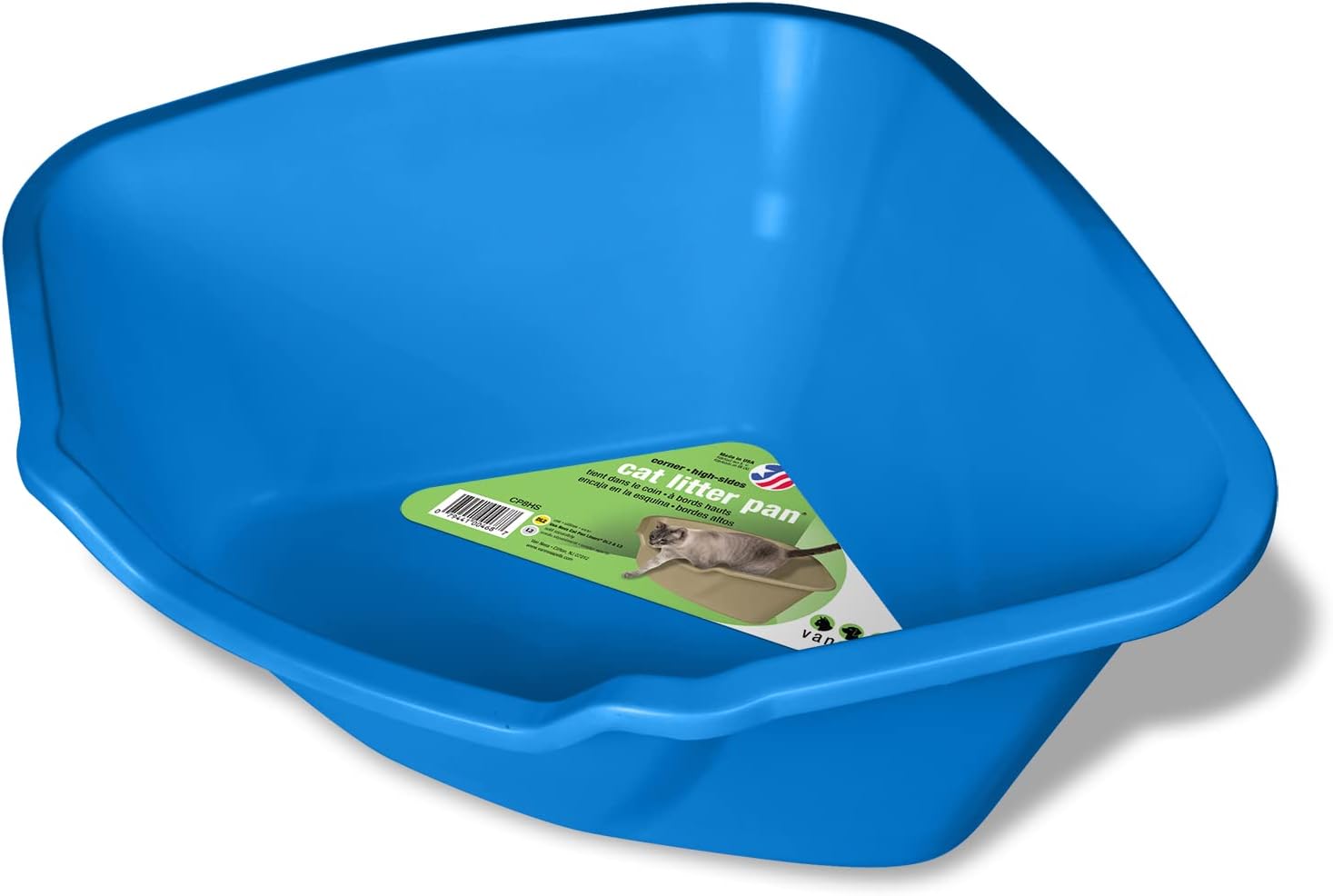 Van Ness High-Sides Corner Litter Pan