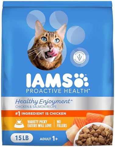 IAMS Healthy Enjoyment Dry Cat Food Chicken & Salmon