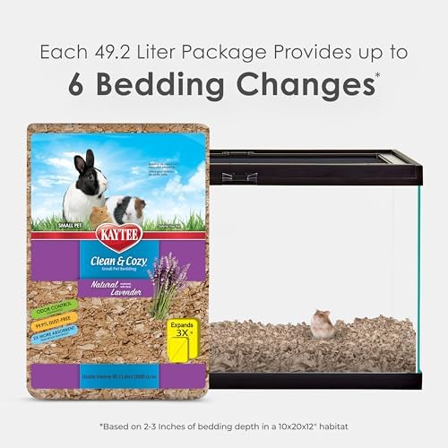 Kaytee Clean & Cozy Lavender Bedding