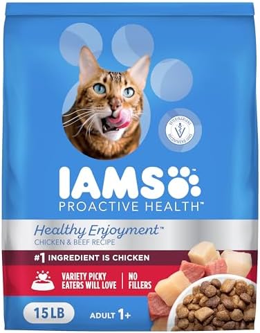 IAMS Healthy Enjoyment Dry Cat Food Chicken & Beef