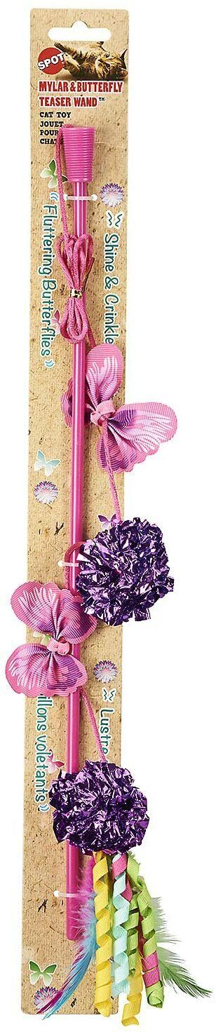 Ethical Pet Butterfly & Mylar Wand Assorted