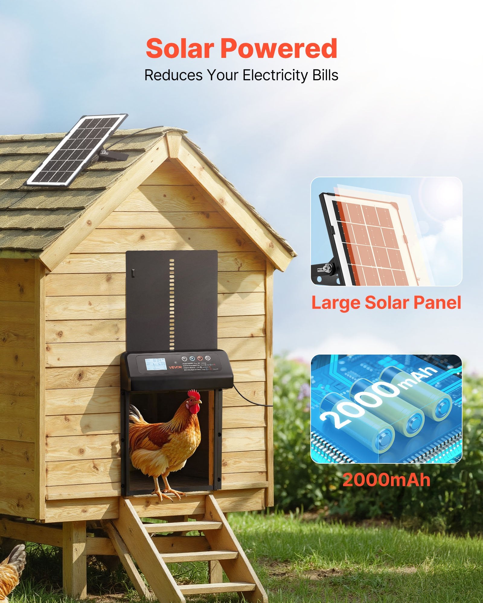 Solar Automatic Chicken Coop Door