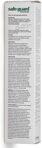 Safe-Guard Equine Dewormer