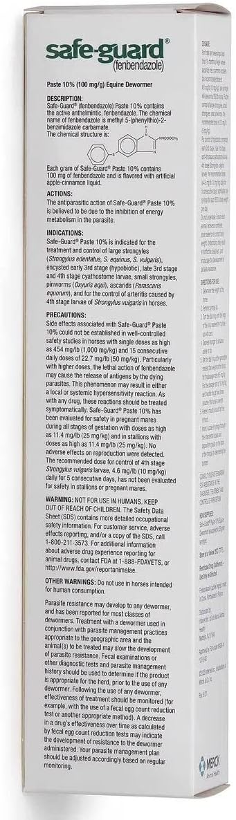 Safe-Guard Equine Dewormer