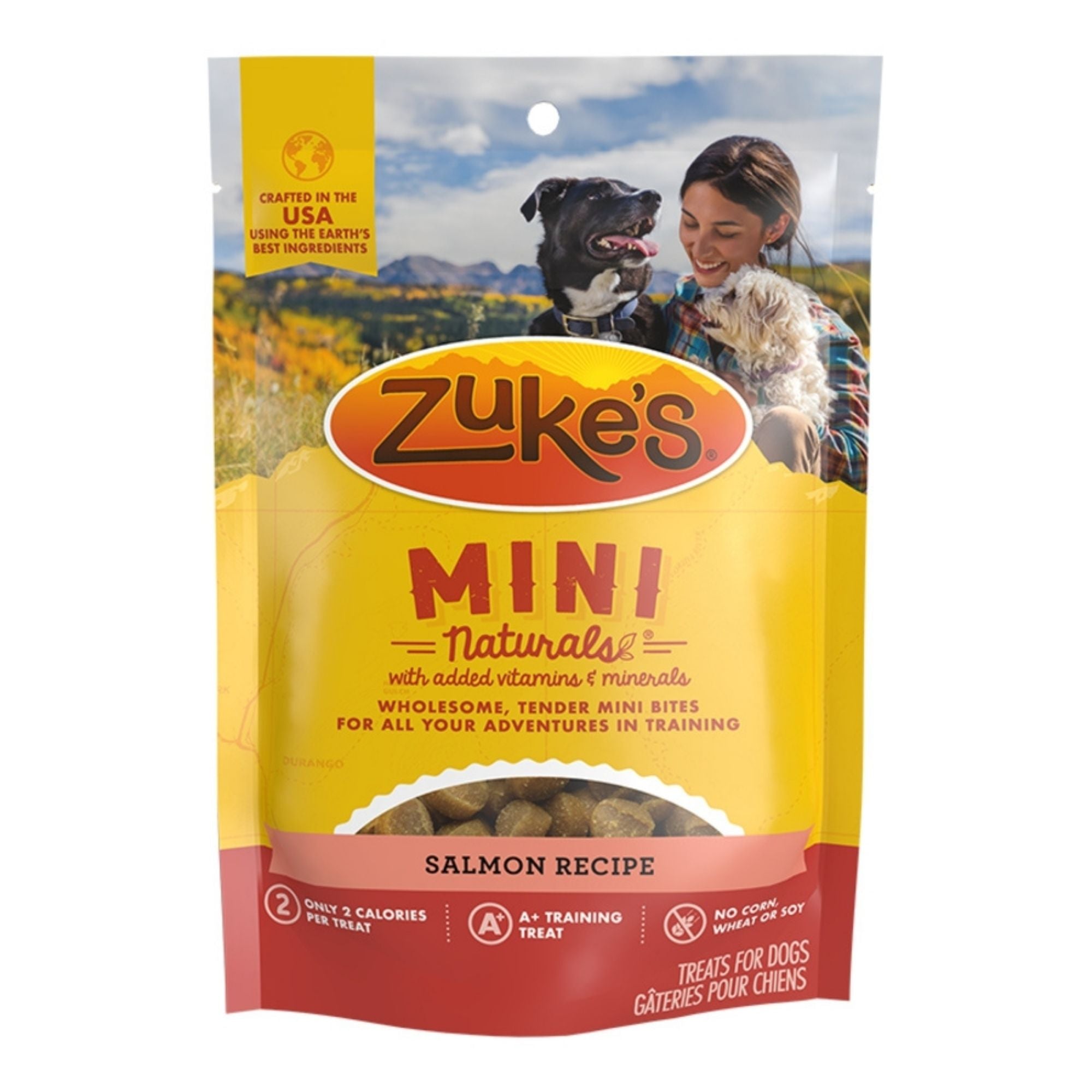 Zuke's Mini Naturals Salmon Recipe Dog Treats, 1 lb