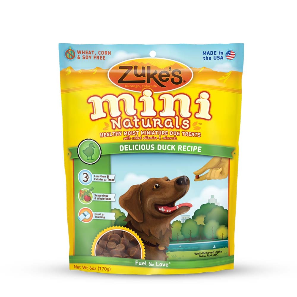 Zuke's Dog Mini Naturals Delicious Duck 6oz.