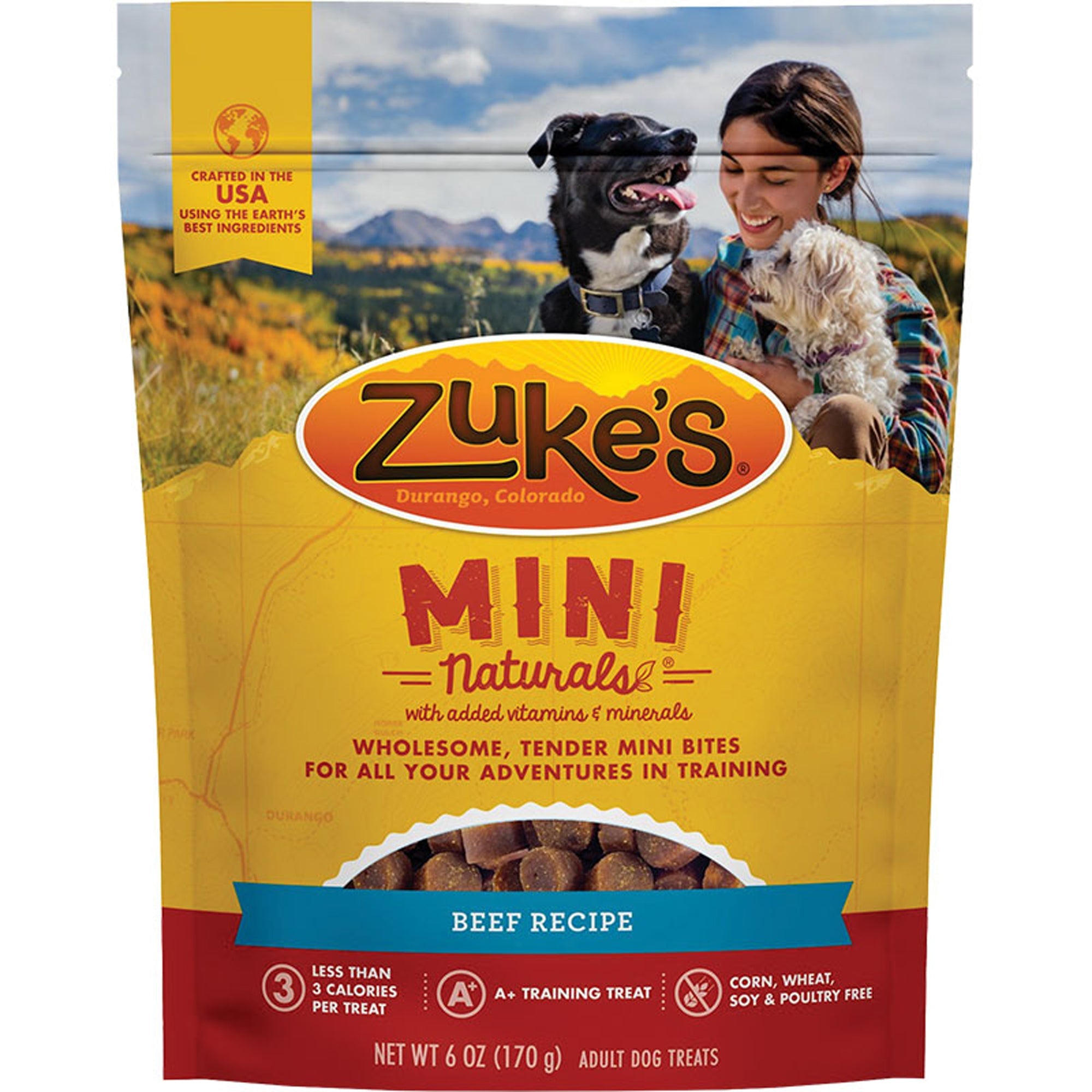 Zuke's Dog Mini Natural Beef 6oz.