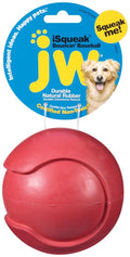 JW iSqueak Bouncin' Baseball Dog Toy Large