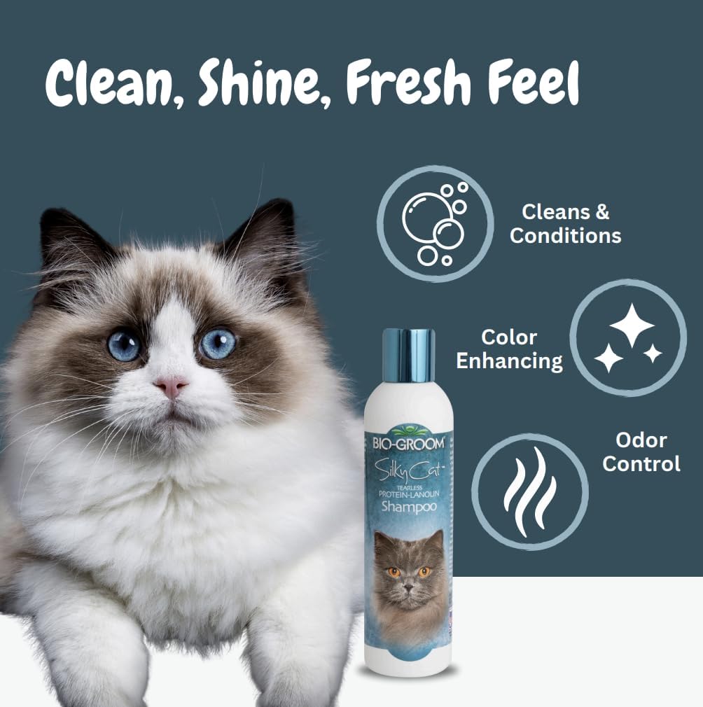 Bio-Groom Silky Cat Tearless Shampoo