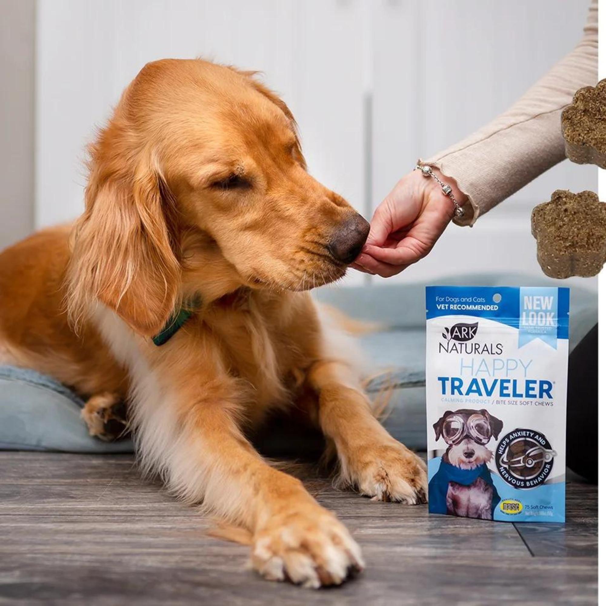 Ark Naturals Happy Traveler Soft Chews for Dogs & Cats, 75 Count
