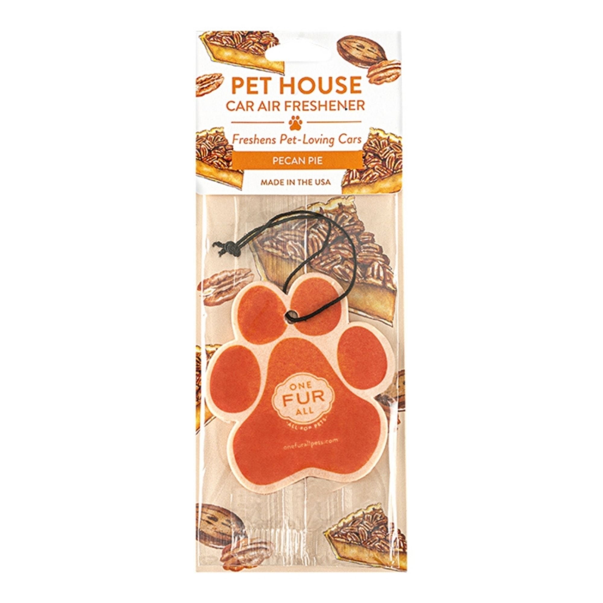 Pet House Pecan Pie Car Air Freshener - (Case of 12)