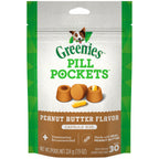 GREENIES PILL POCKETS Treats Real Peanut Butter Flavor Capsule Size 7.9oz