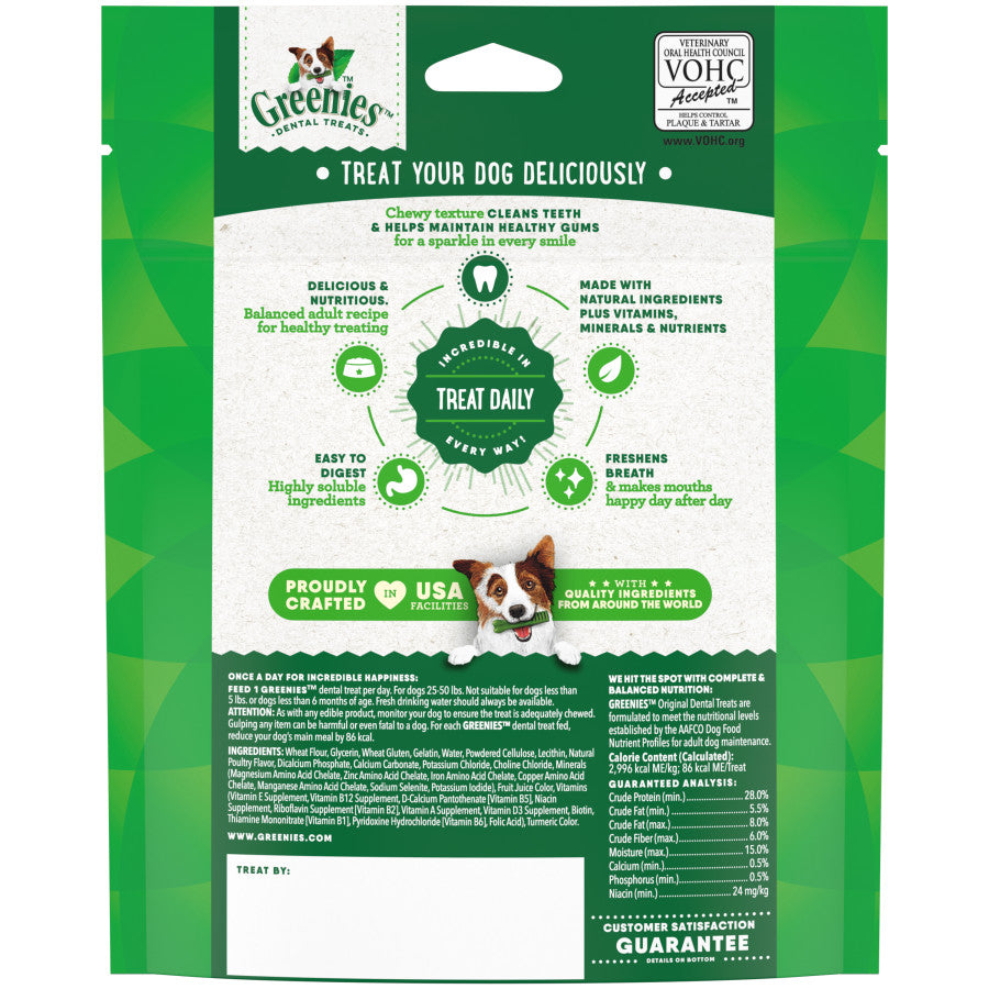 Greenies Dog Dental Treats Regular, Original, 6 Oz, 6 Ct