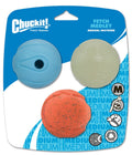 Chuckit! Fetch Medley Balls Assortment Dog Toy Medium 3pk