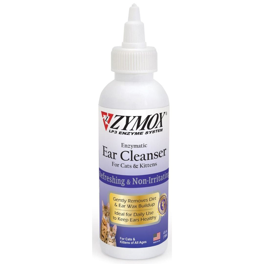 Zymox Enzymatic Ear Cleanser for Cats & Kittens, 4 oz