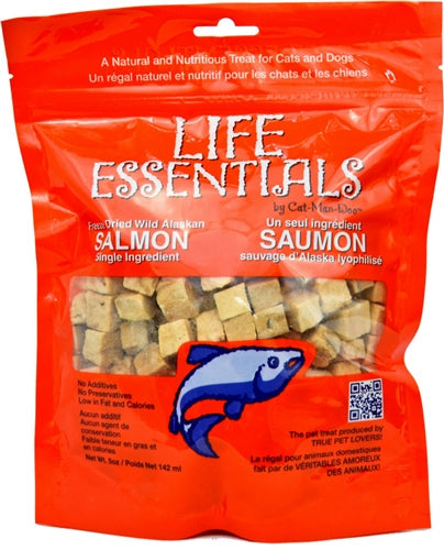 Cat-Man-Doo Freeze-Dried Wild Alaskan Salmon Treats, 2 oz
