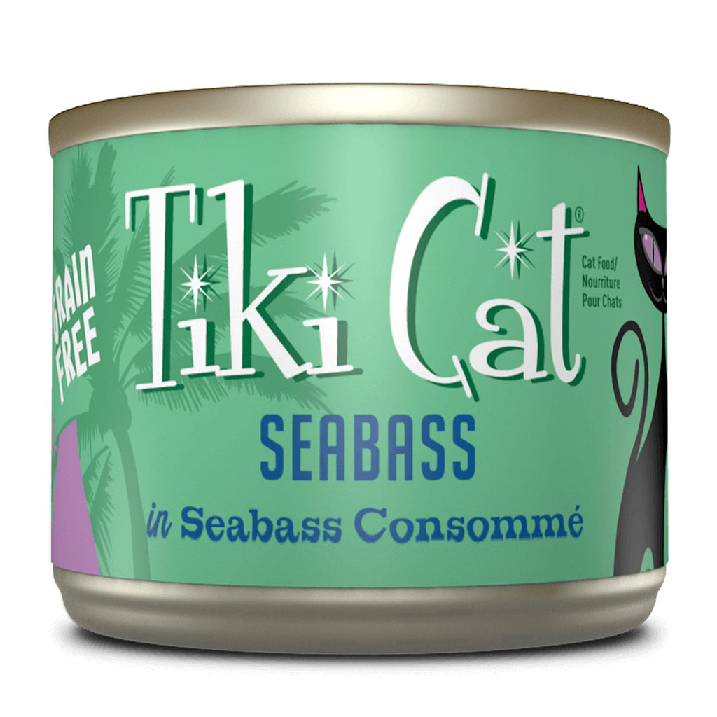 Tiki Cat Luau Oahu Seabass Wet Cat Food, 6 oz (Case of 8)