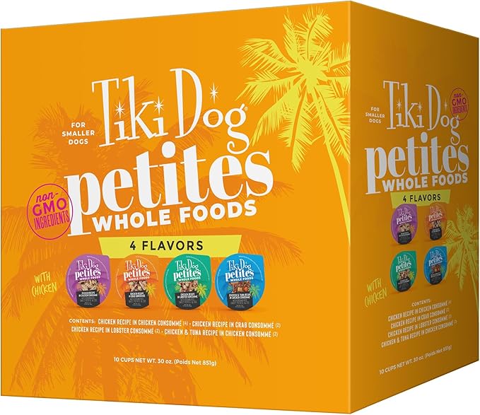 Tiki Pet Dog Wholefoods 3oz. Variety Pack (Case of 10)