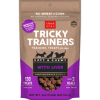 Cloud Star Chewy Tricky Trainers Liver Flavor Dog Treats; 5oz. Bag