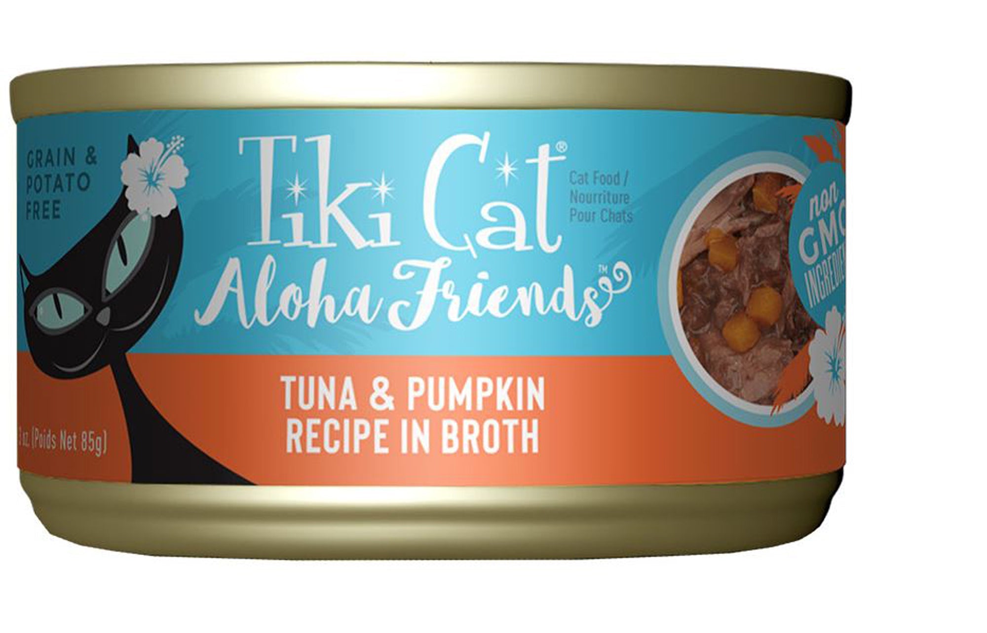 Tiki Cat Aloha Tuna & Pumpkin Wet Cat Food, 5.5 oz (Case of 8)