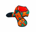 Outward Hound Invincibles Dog Toy Snake 6 Squeakers Orange/Blue 1ea/XL