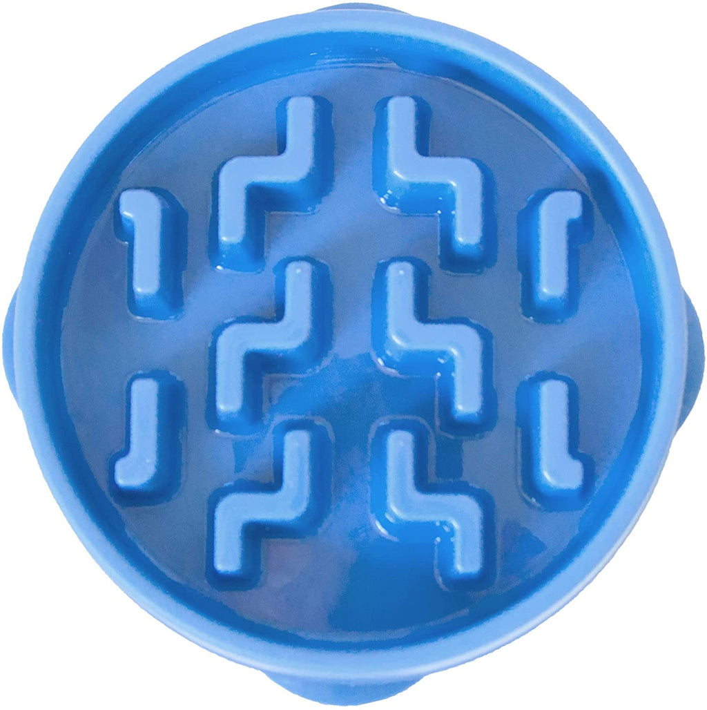 Outward Hound Fun Feeder Slo-Dog Bowl Blue S