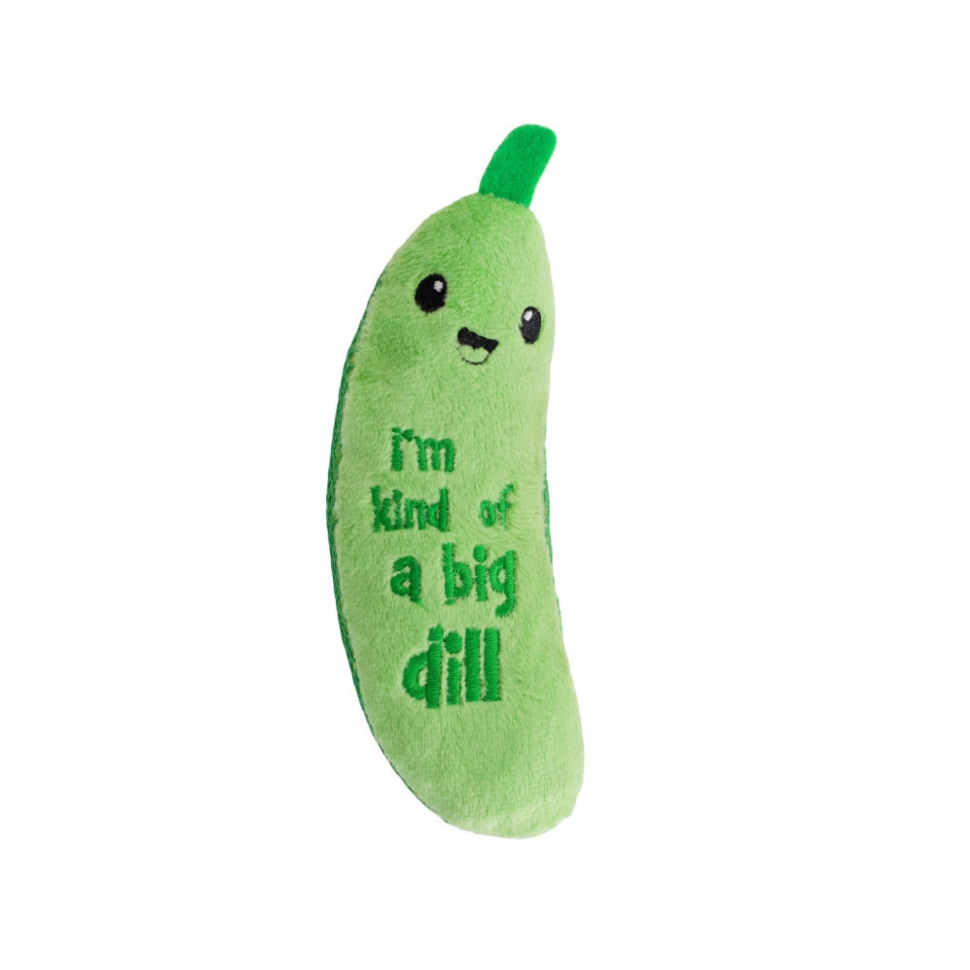 Petstages Crunchy Pickle Kicker Dental Health Catnip Toy (2 Pack)