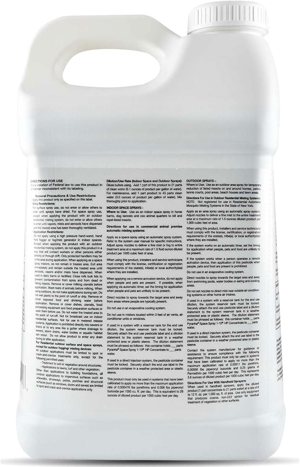 Pyranha 1-10 HP Space Spray Concentrate