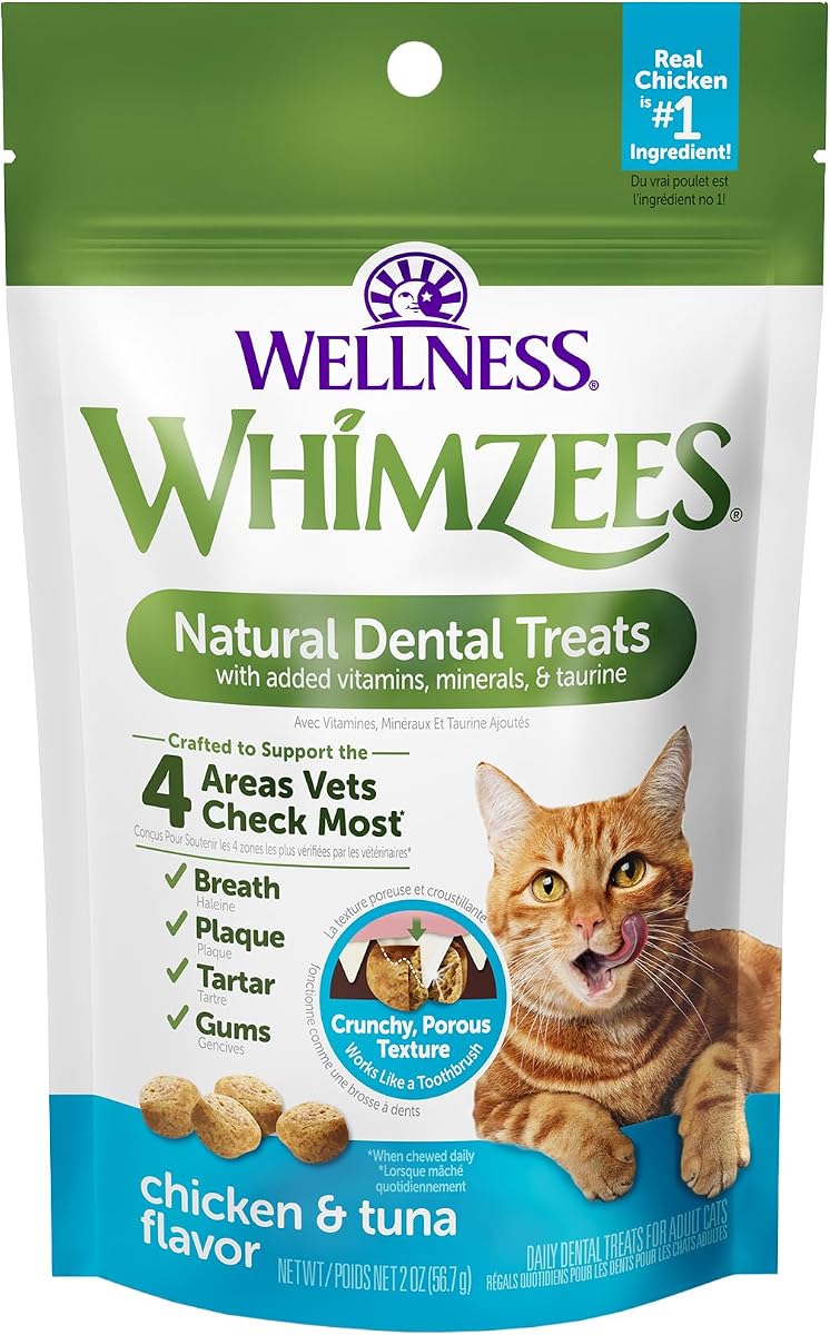Whimzees Cat Dental Treats Chicken Tuna