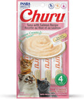 Inaba Churu Puree Cat Treats Tuna/Salmon .5oz. 4 Pk (Case of 6)