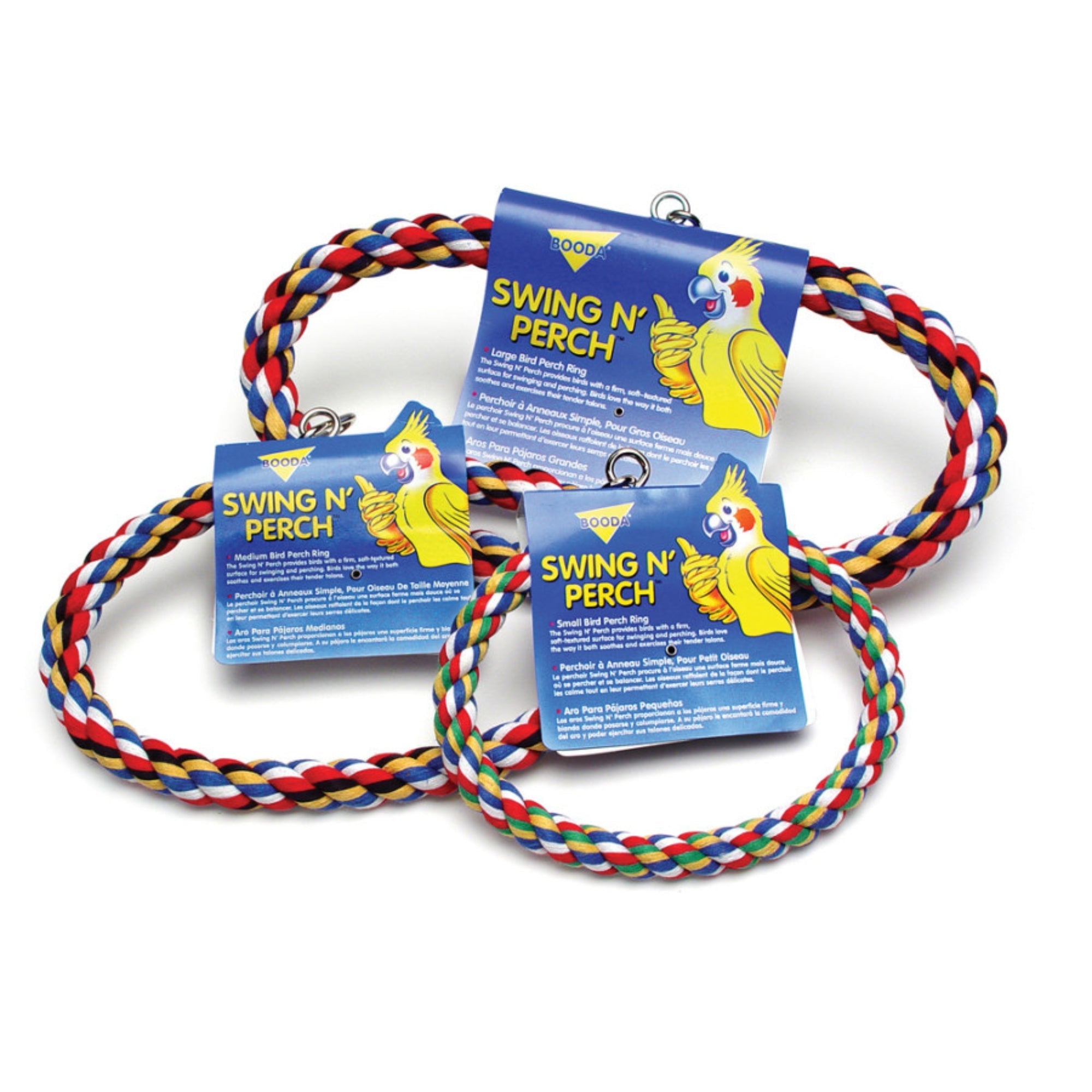 JW Pet Swing N Perch Ring Multi-Color L