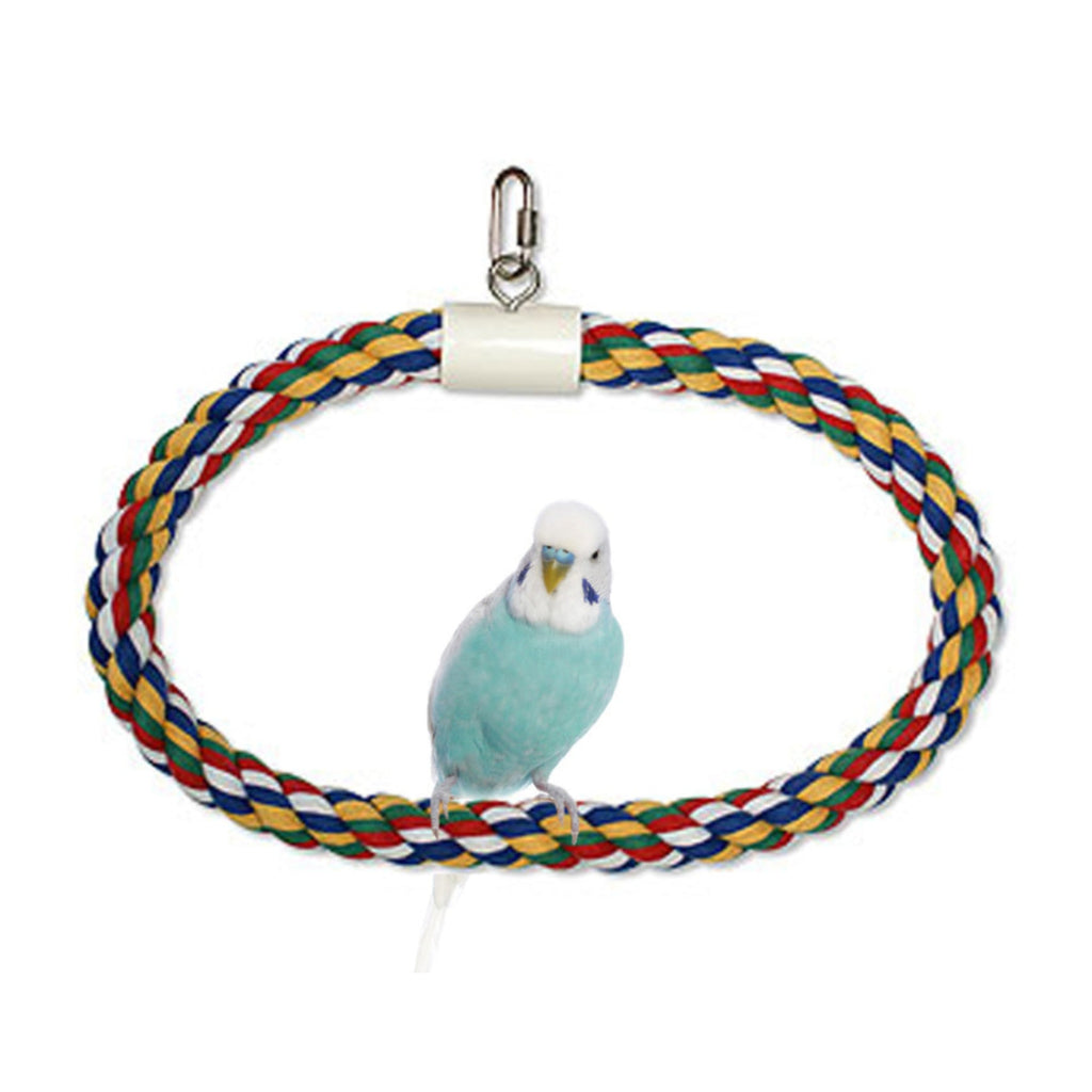 JW Pet Swing N Perch Ring Multi-Color L