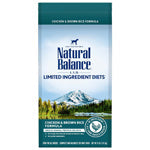 Natural Balance L.I.D. Chicken & Brown Rice Dry Dog Food, 4 lb