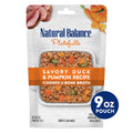 Natural Balance Platefulls Savory Duck & Pumpkin Recipe Dog Food 12ct/9oz pouch