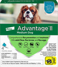 Advantage II Flea Protection Medium Dog 11-20lbs 4pk